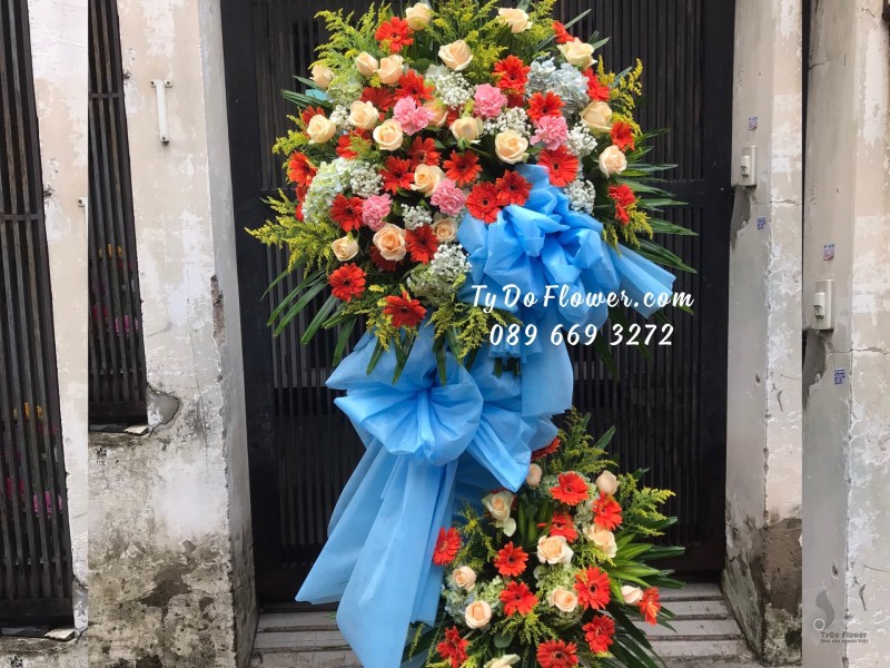 KCM0523677 KỆ HOA CHÚC MỪNG KHAI TRƯƠNG