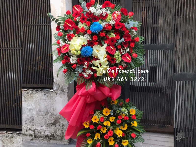 KCM0623694 KỆ HOA CHÚC MỪNG