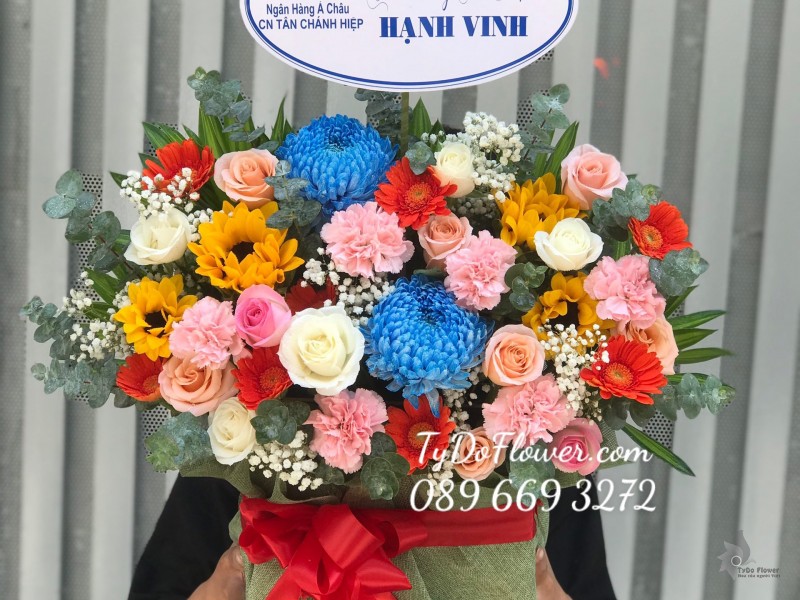 G0623701 GIỎ HOA CHÚC MỪNG SINH NHẬT