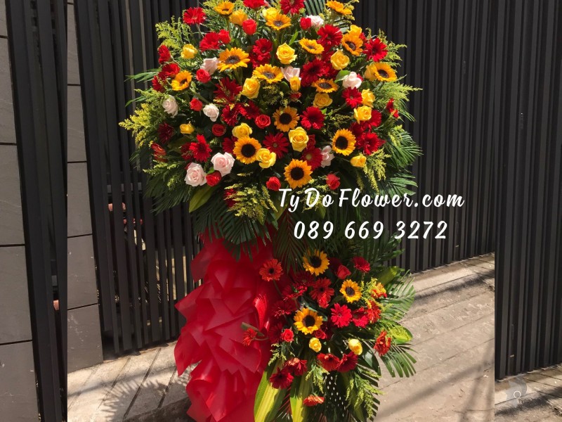 KCM0823897 KỆ HOA CHÚC MỪNG KHAI TRƯƠNG HỒNG PHÁT