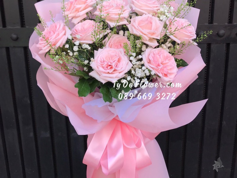 B03241419 BÓ HOA HỒNG OHARA PINK ROSES