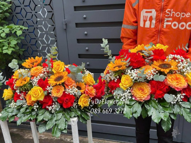 L0925759 BÁT HOA OVAL ĐỂ BÀN ĐẠI BIỂU