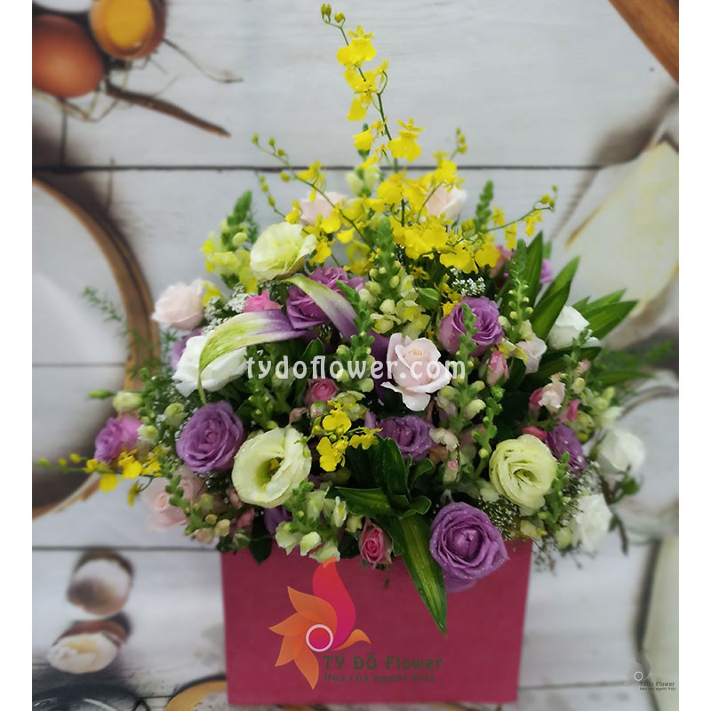 GIỎ HOA TƯƠI G46