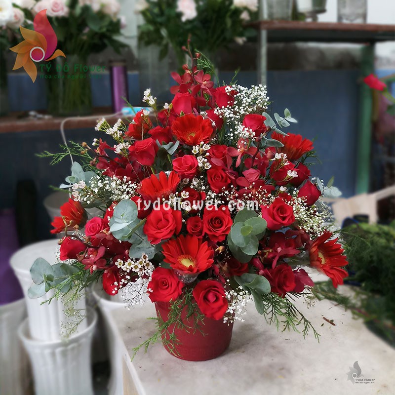 GIỎ HOA TƯƠI G52