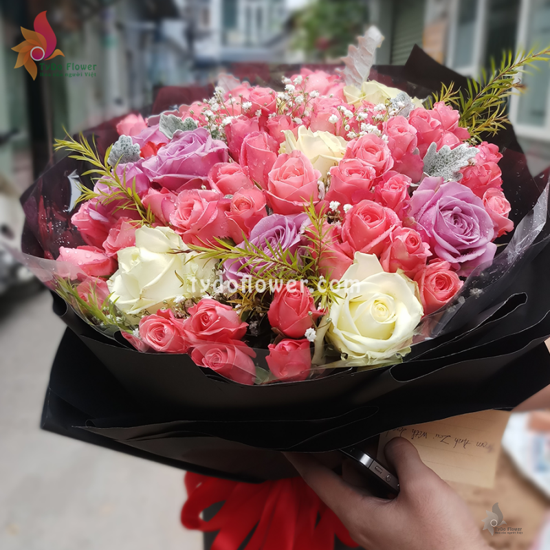 BÓ HOA TƯƠI BO100