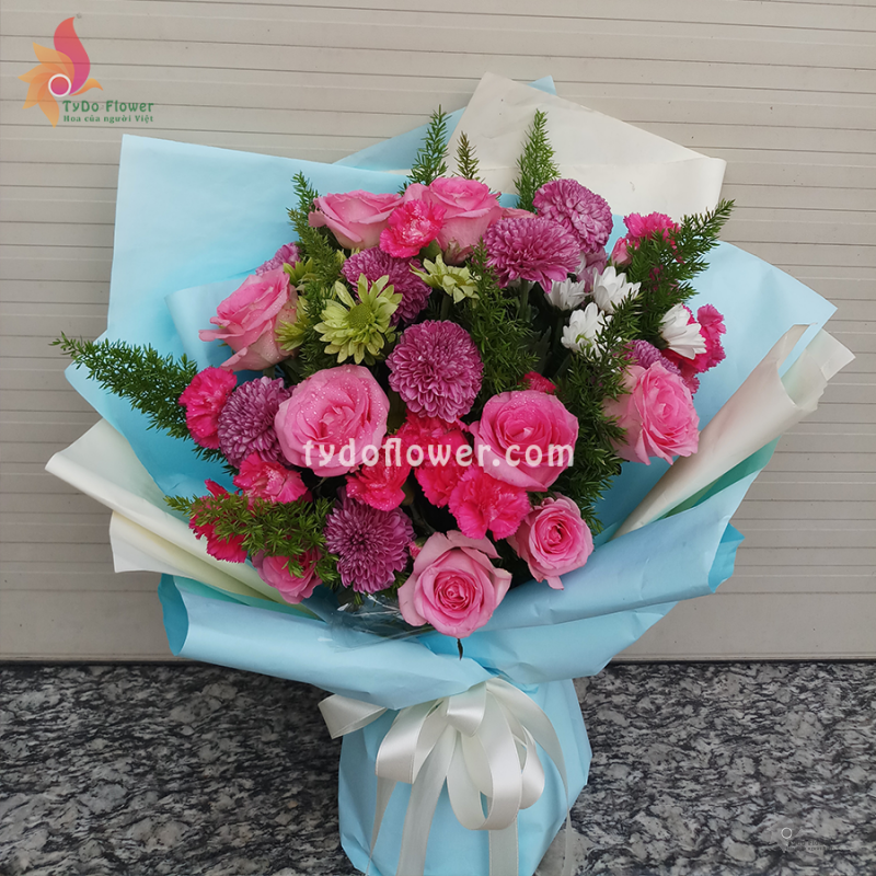 BÓ HOA TƯƠI B0112