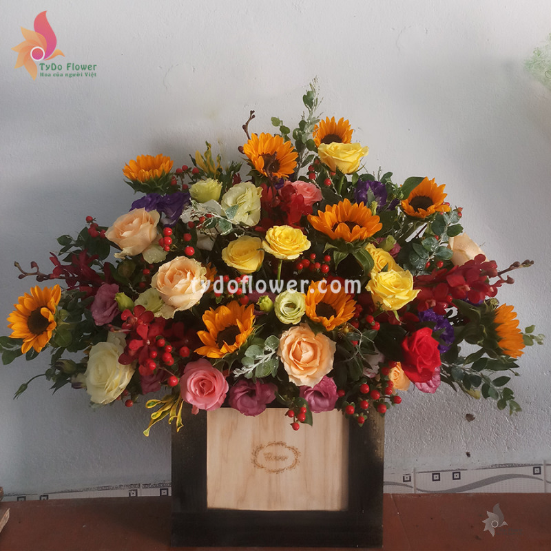 GIỎ HOA TƯƠI G123