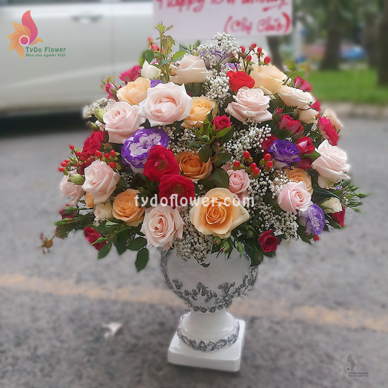 BÌNH HOA TƯƠI BI125