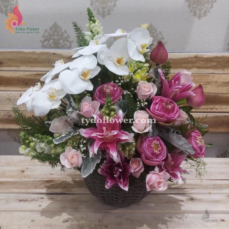 GIỎ HOA TƯƠI G141