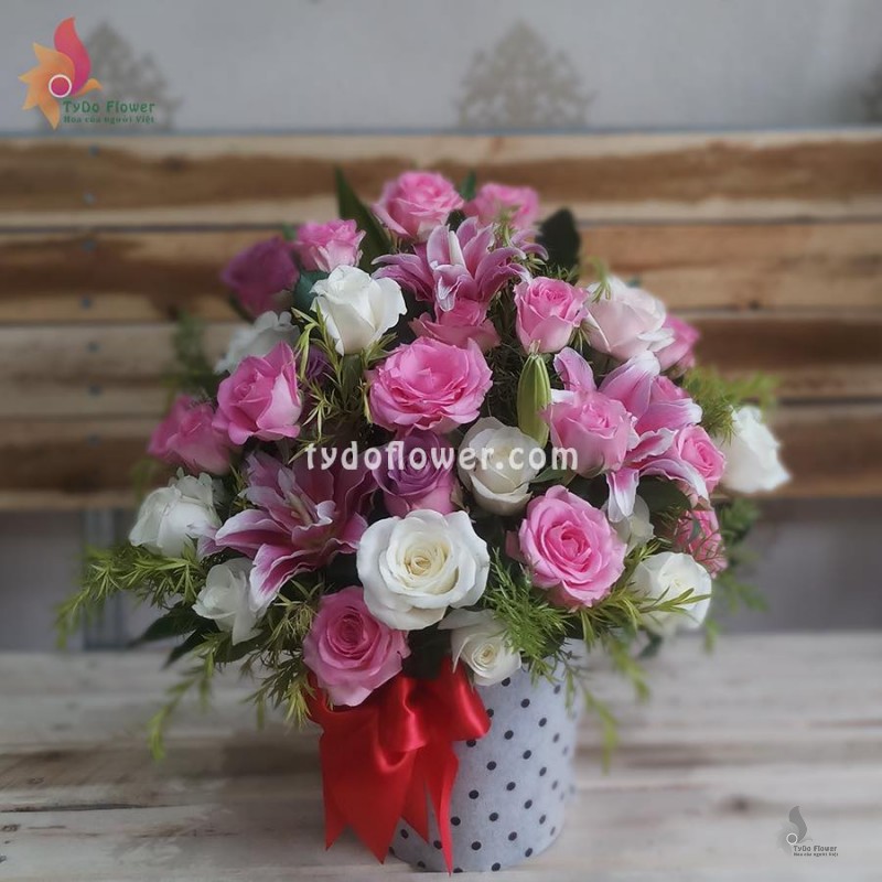 GIỎ HOA CHÚC MỪNG G144