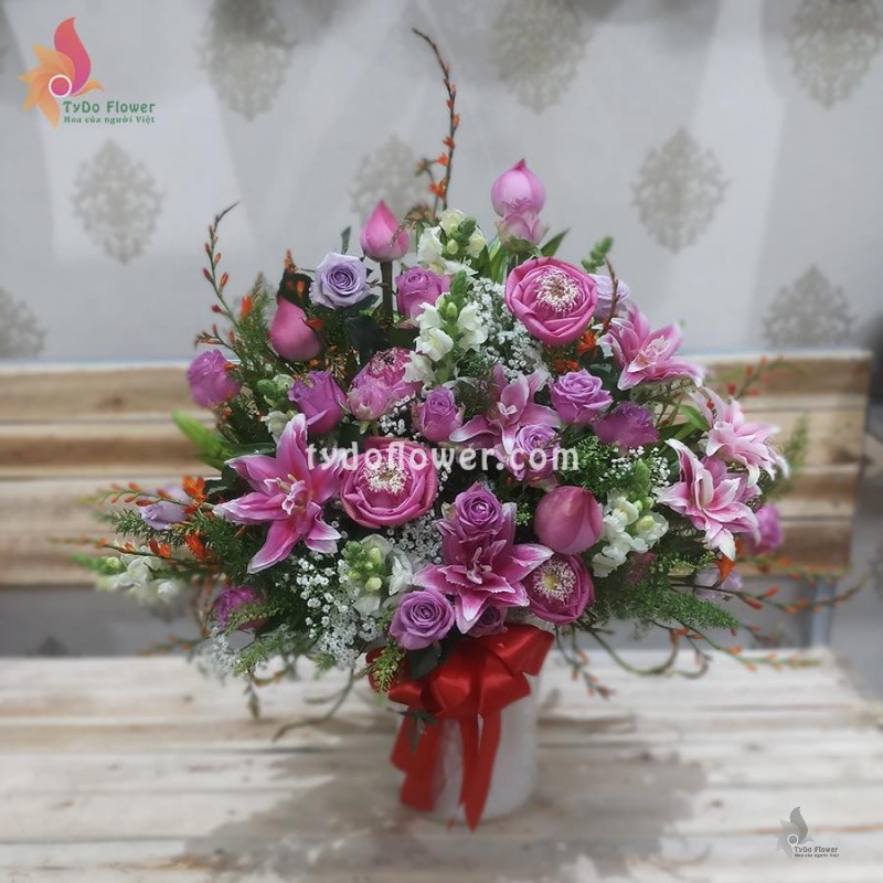 BÌNH HOA TƯƠI BI146