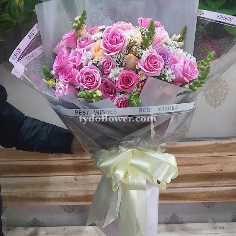 BÓ HOA CHÚC MỪNG B0157