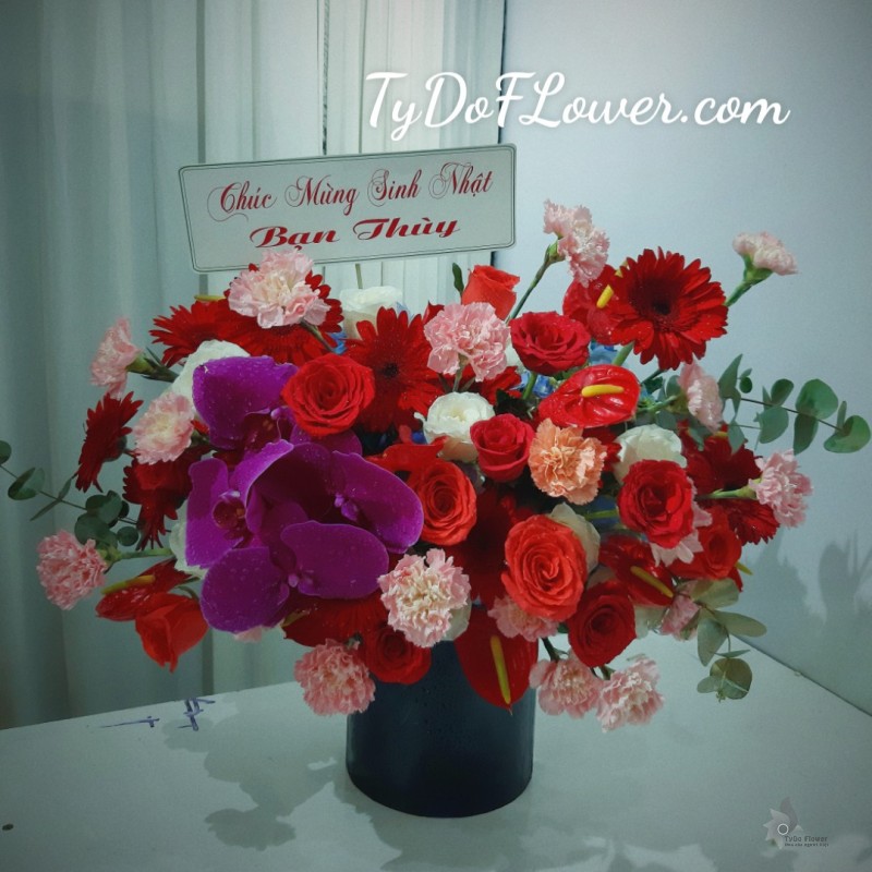 LẴNG HOA CHÚC MỪNG L613