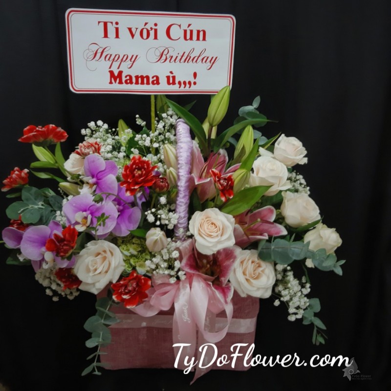 GIỎ HOA CHÚC MỪNG G619