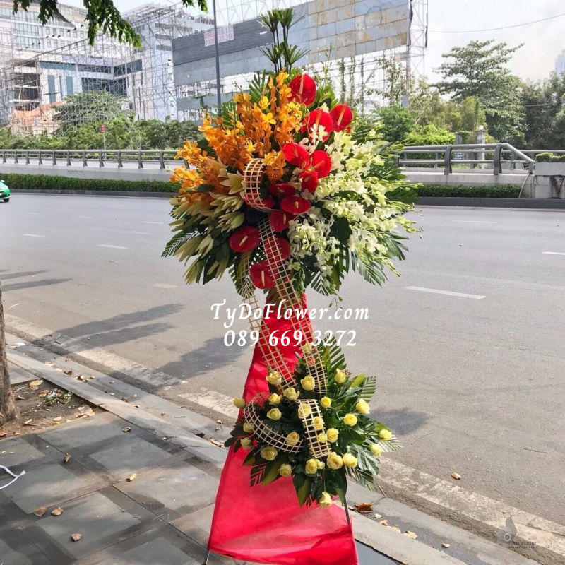 KỆ HOA CHÚC MỪNG KCM1026