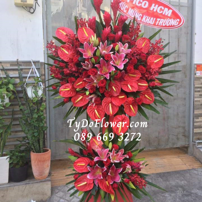 KỆ HOA CHÚC MỪNG KCM1031