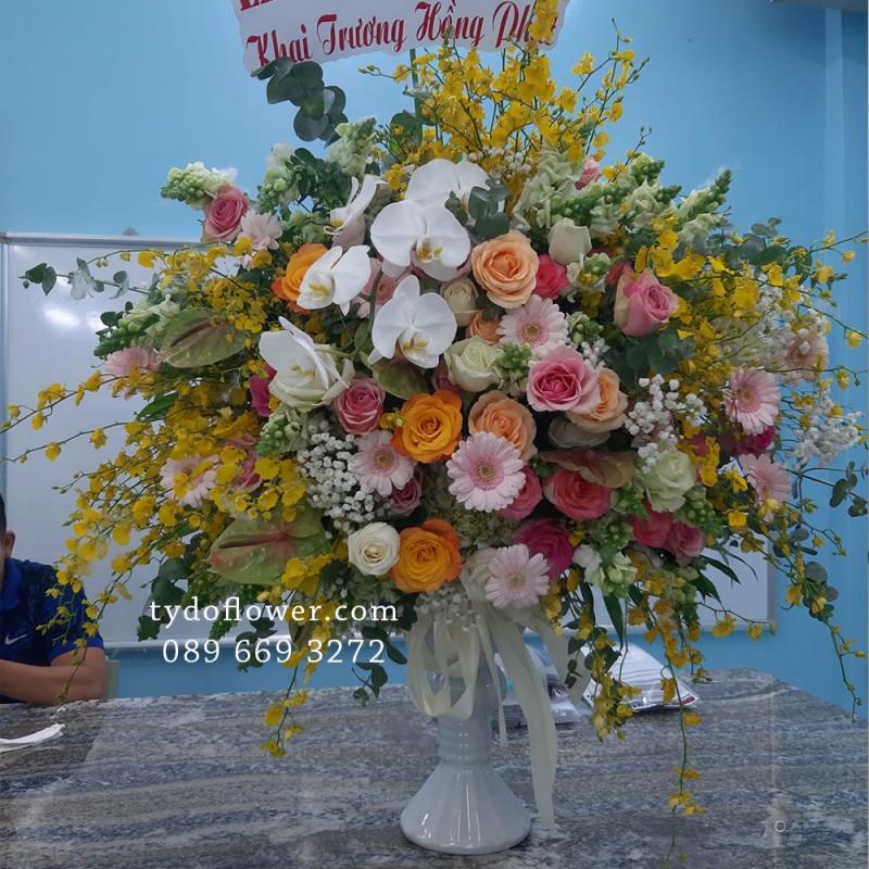 BÌNH HOA CHÚC MỪNG B2004