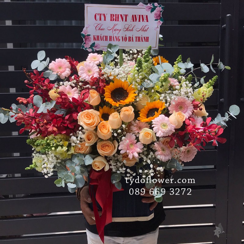 LẴNG HOA CHÚC MỪNG L2009