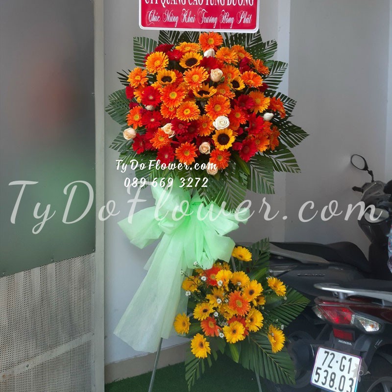 KỆ HOA CHÚC MỪNG KHAI TRƯƠNG KCM10225