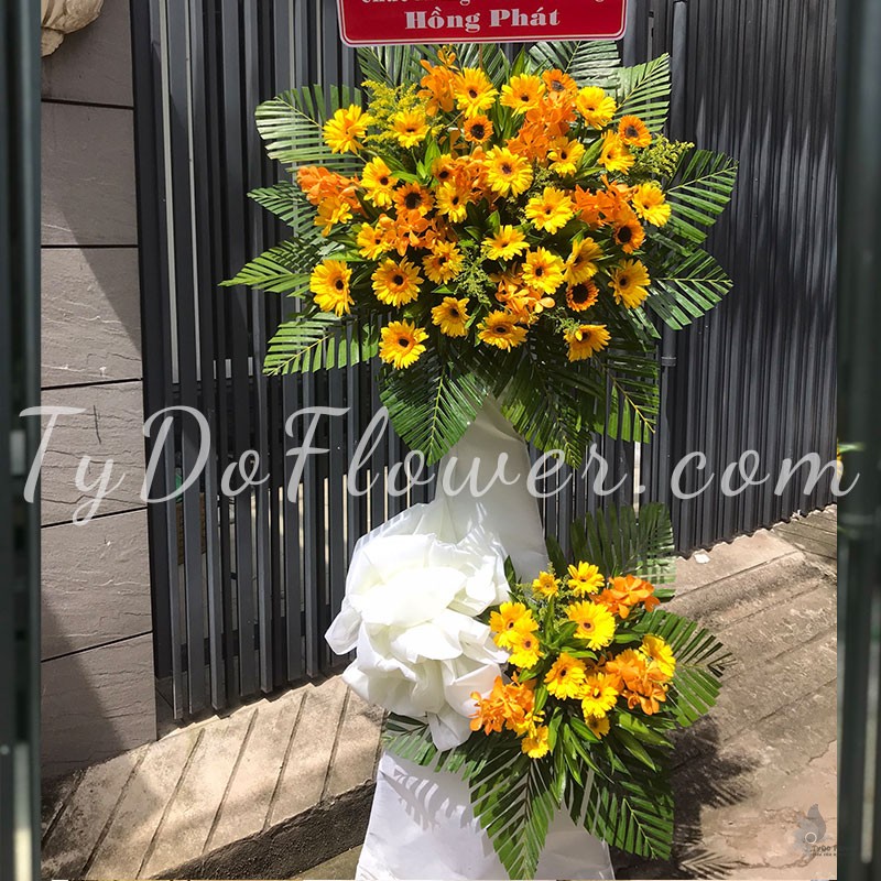 KỆ HOA CHÚC MỪNG KHAI TRƯƠNG KCM102221