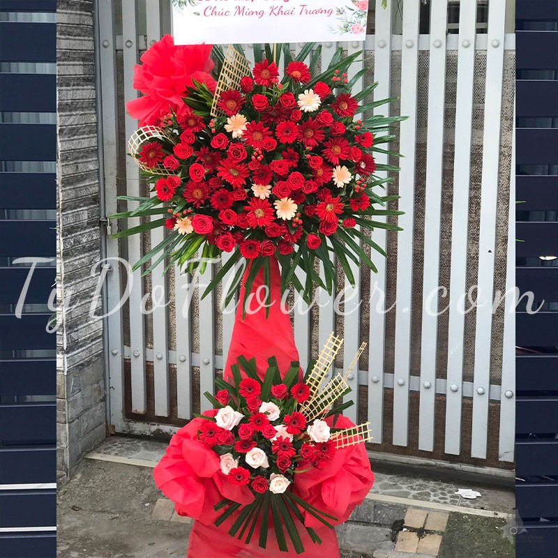 KỆ HOA CHÚC MỪNG KHAI TRƯƠNG KCM102224