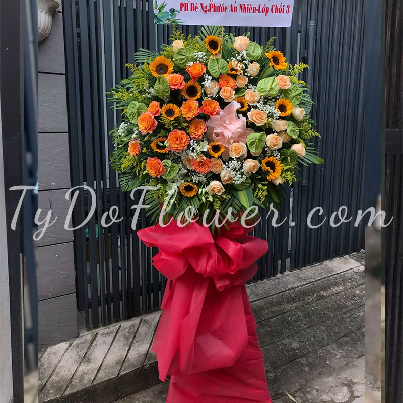 KỆ HOA CHÚC MỪNG KCM102227