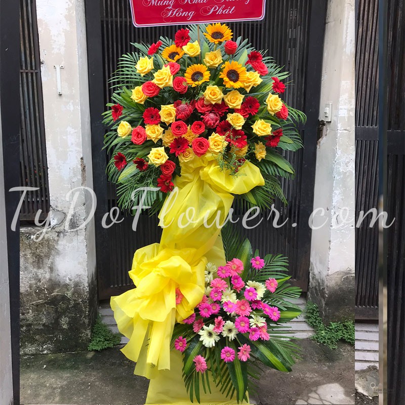 KỆ HOA CHÚC MỪNG KHAI TRƯƠNG KCM221029