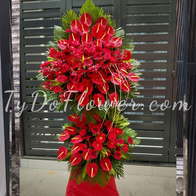 KỆ HOA CHÚC MỪNG KCM221031