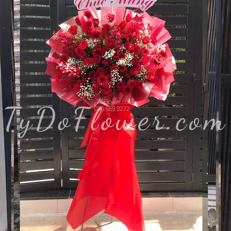 KỆ HOA CHÚC MỪNG KCM221032