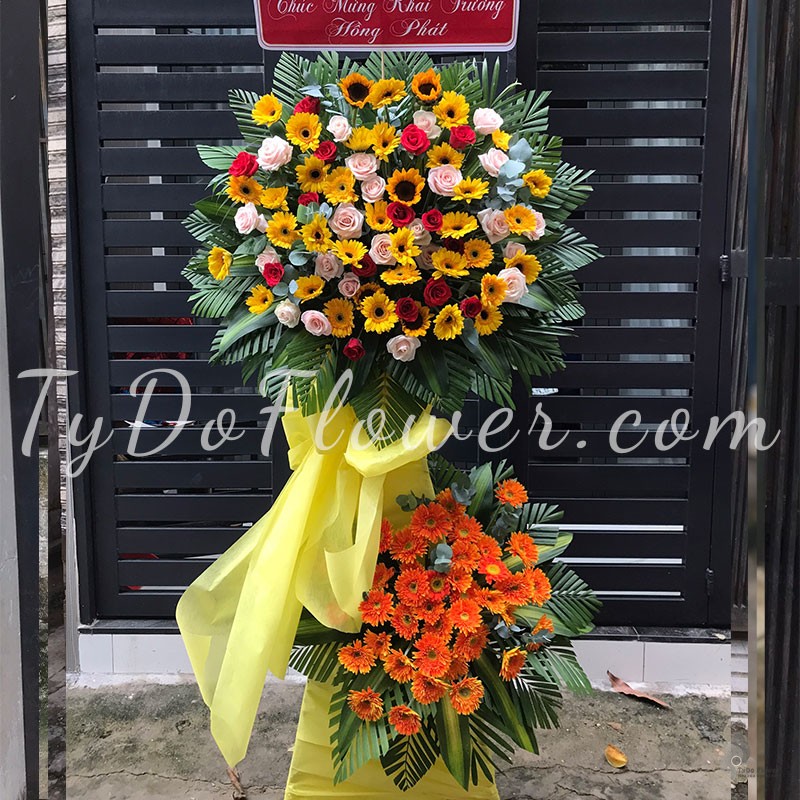 KỆ HOA CHÚC MỪNG KHAI TRƯƠNG KCM102233