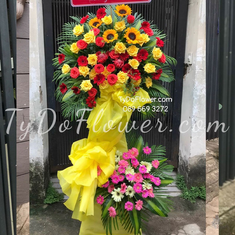 KỆ HOA CHÚC MỪNG KCM102239