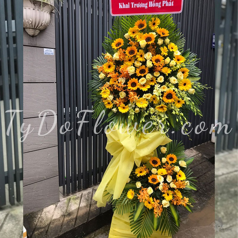 KỆ HOA CHÚC MỪNG KHAI TRƯƠNG KCM102249