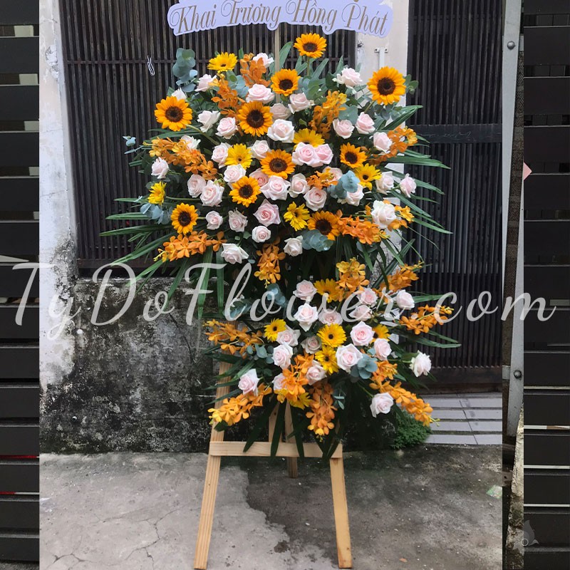 KỆ HOA CHÚC MỪNG KHAI TRƯƠNG KCM102254