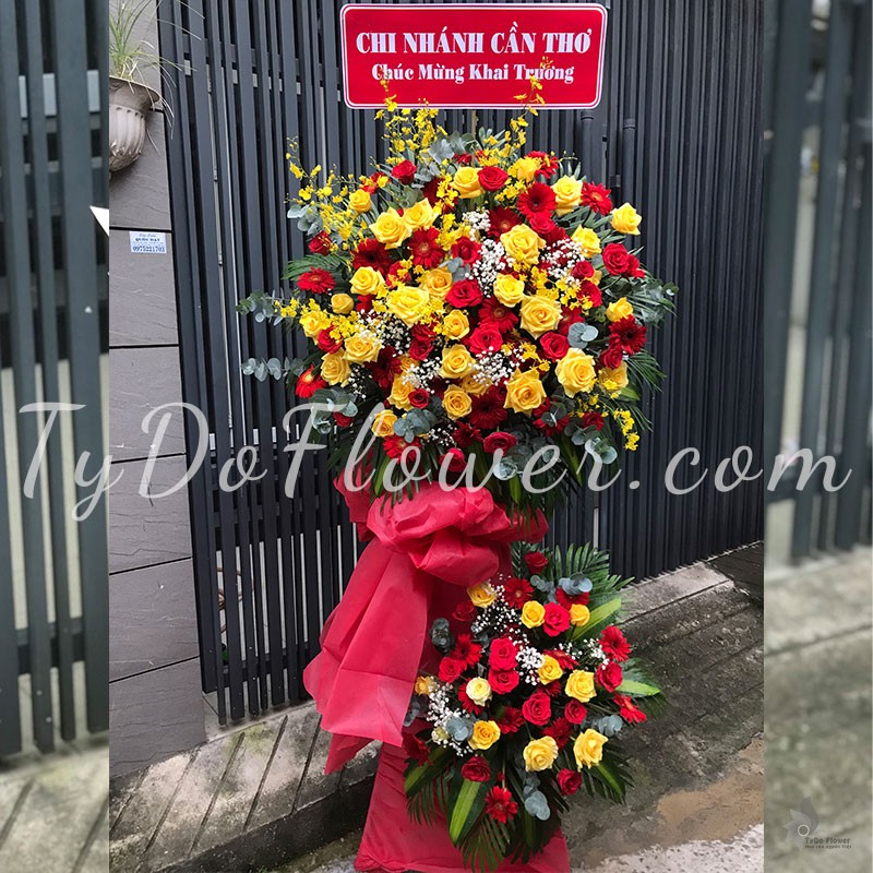 KỆ HOA CHÚC MỪNG KHAI TRƯƠNG KCM102257