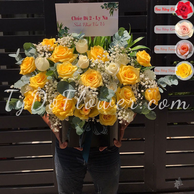 G1022103 GIỎ HOA CHÚC MÙNG SINH NHẬT 