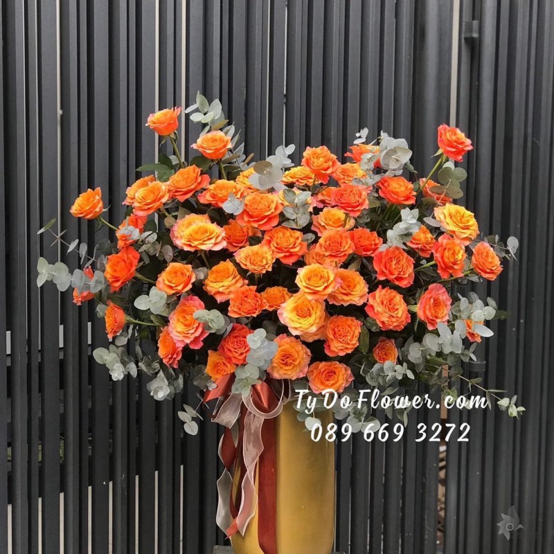 BI122216 BÌNH HOA CHÚC MỪNG