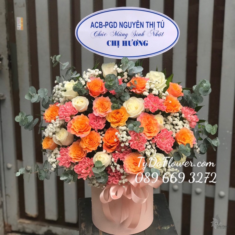 G122249 GIỎ HOA CHÚC MỪNG SINH NHẬT