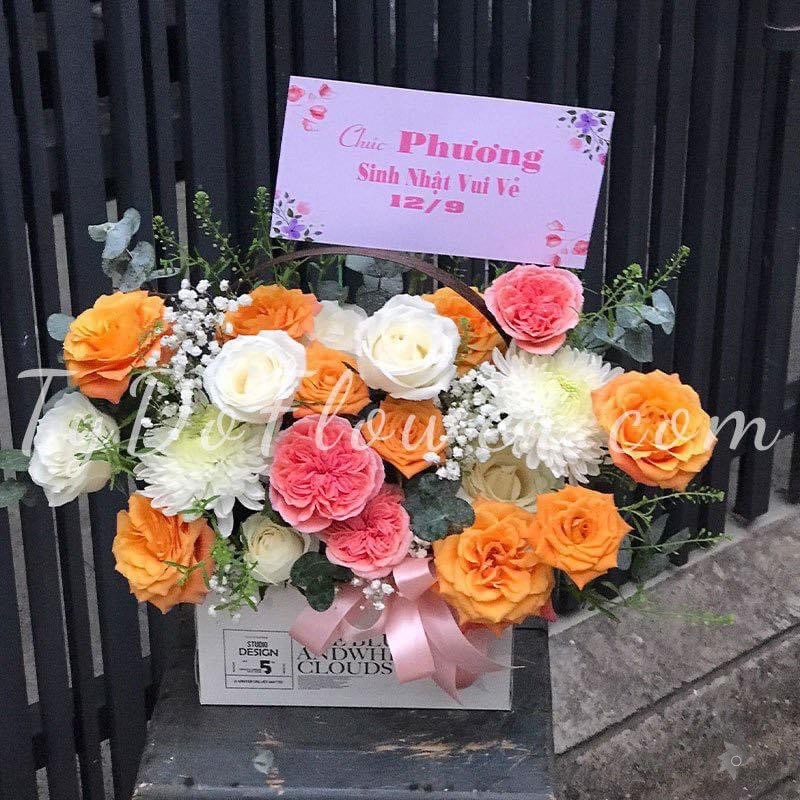G122253 GIỎ HOA CHÚC MỪNG SINH NHẬT
