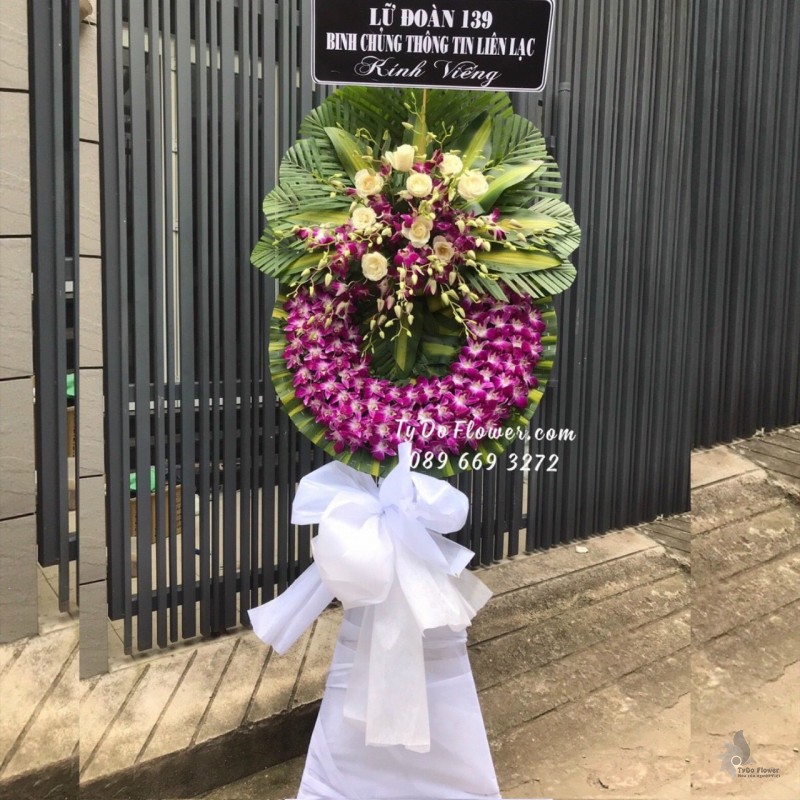 KCB1222106 KỆ HOA TANG HOA VIẾNG