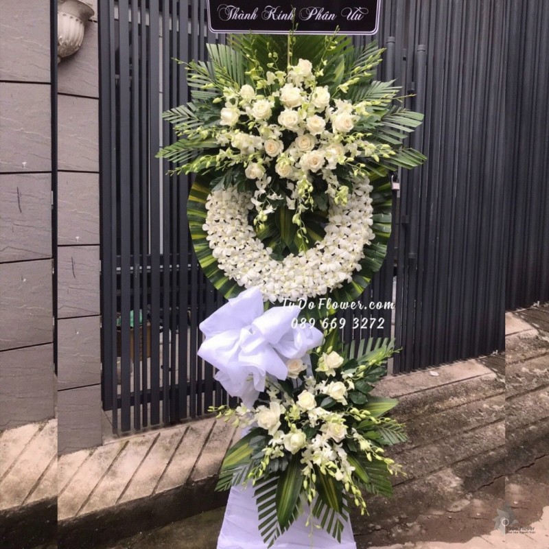 KCB1222111 KỆ HOA TANG HOA VIẾNG