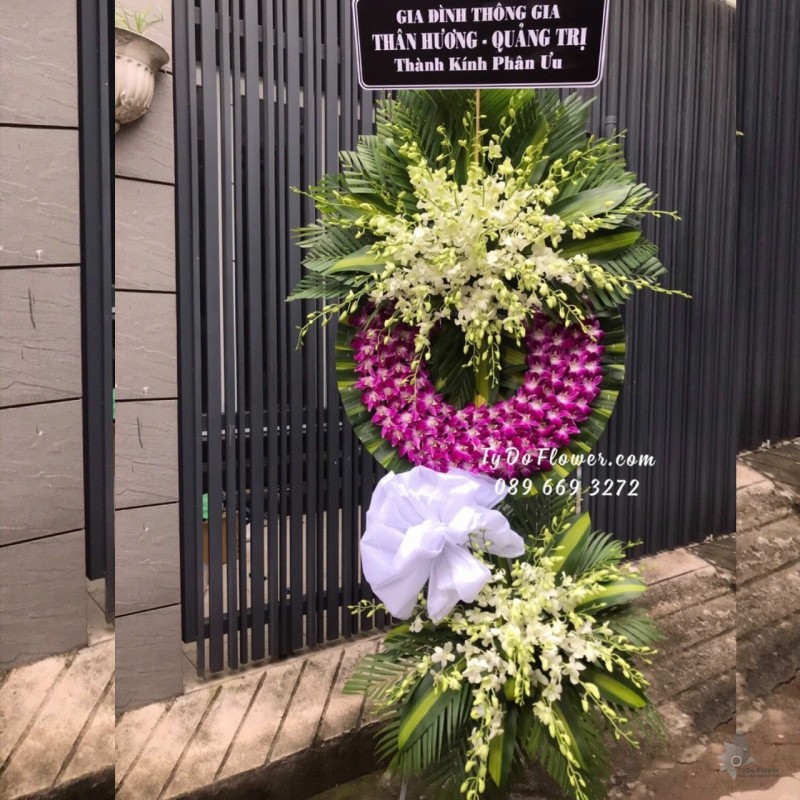 KCB1222112 KỆ HOA TANG HOA VIẾNG