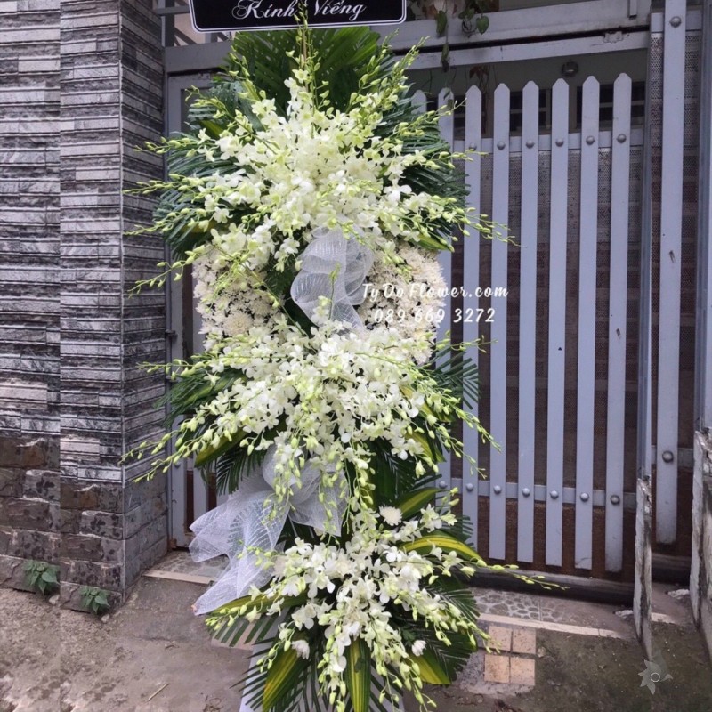 KCB1222139 KỆ HOA TANG HOA VIẾNG