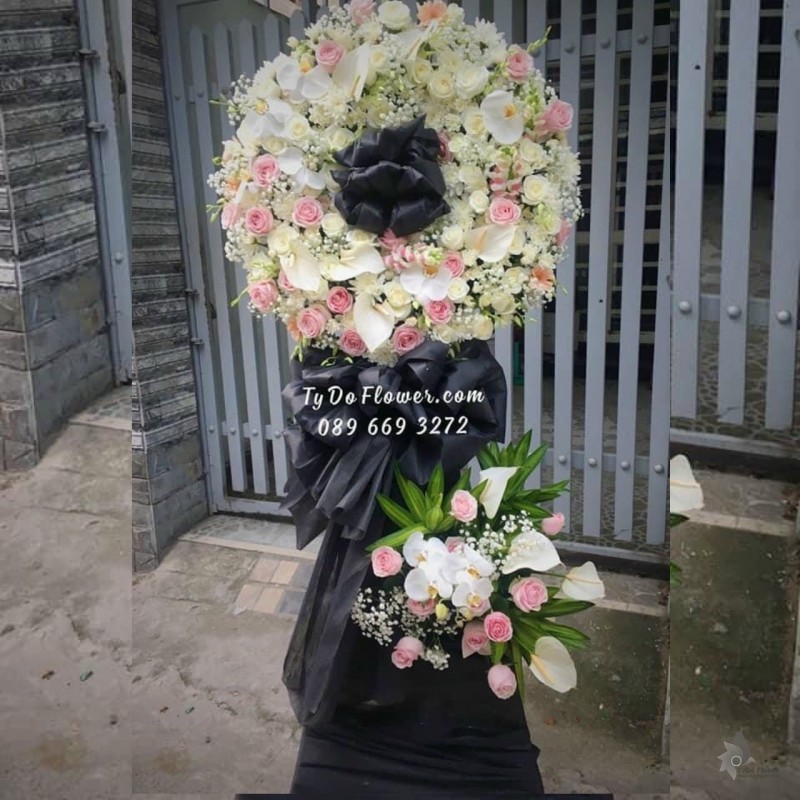 KCB1222141 KỆ HOA TANG HOA VIẾNG