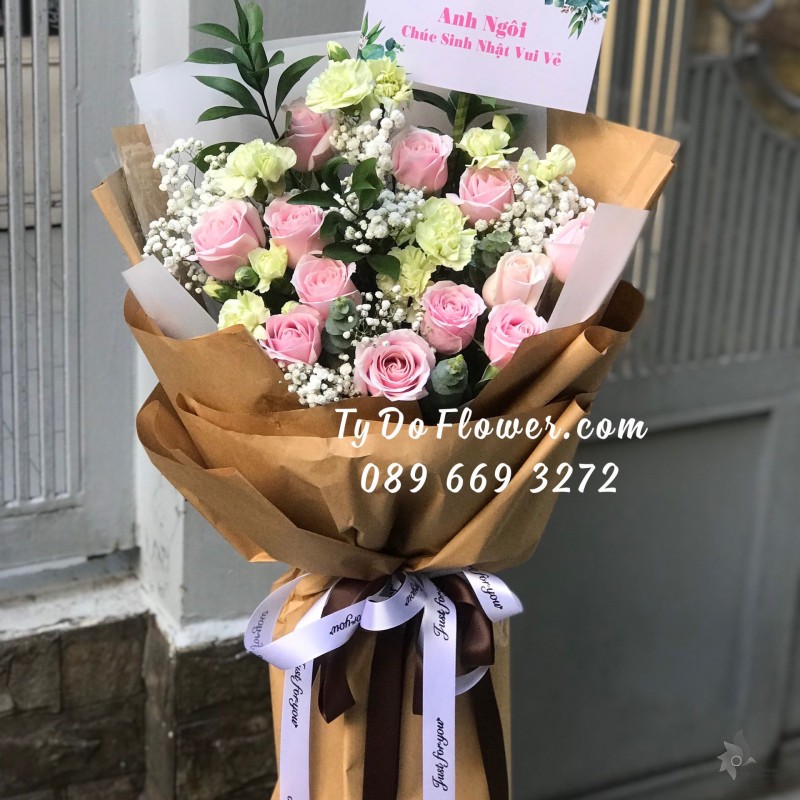 B0123197 BÓ HOA CHÚC MỪNG SINH NHẬT