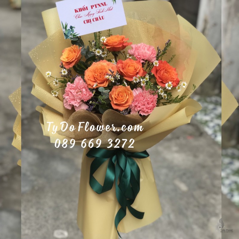 B0123199 BÓ HOA CHÚC MỪNG SINH NHẬT