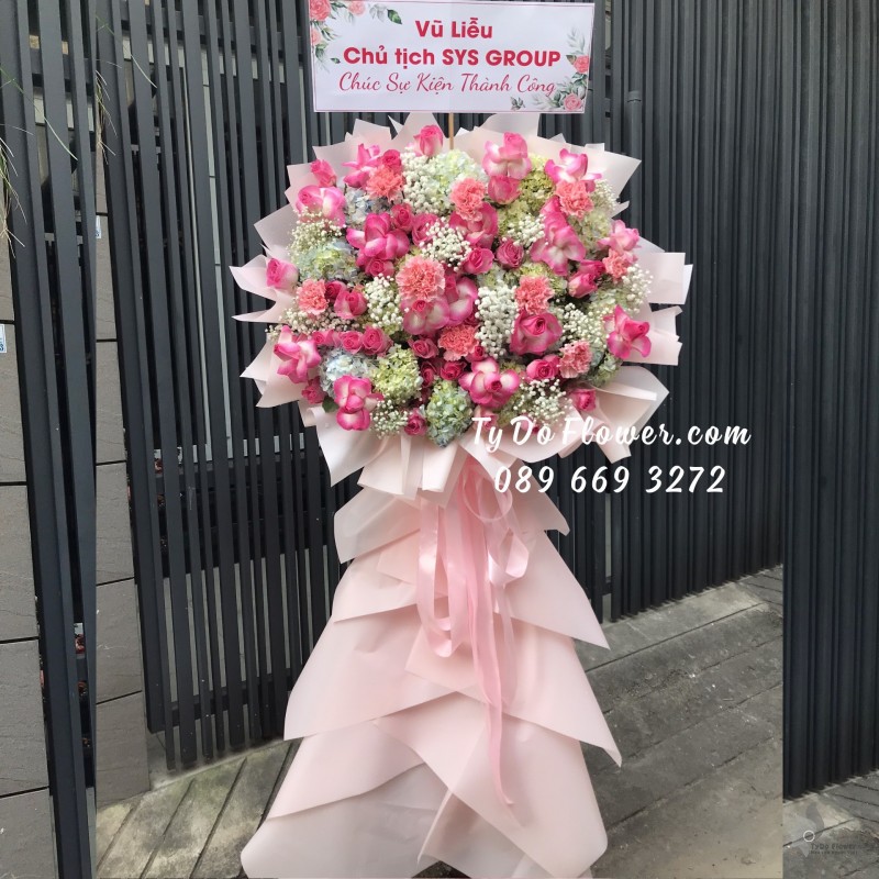 KCM0123224 KỆ HOA CHÚC MỪNG SỰ KIỆN