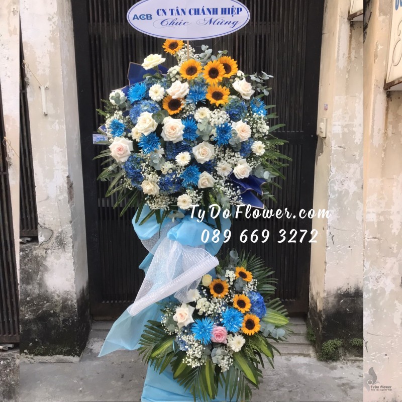 KCM0123239 KỆ HOA CHÚC MỪNG