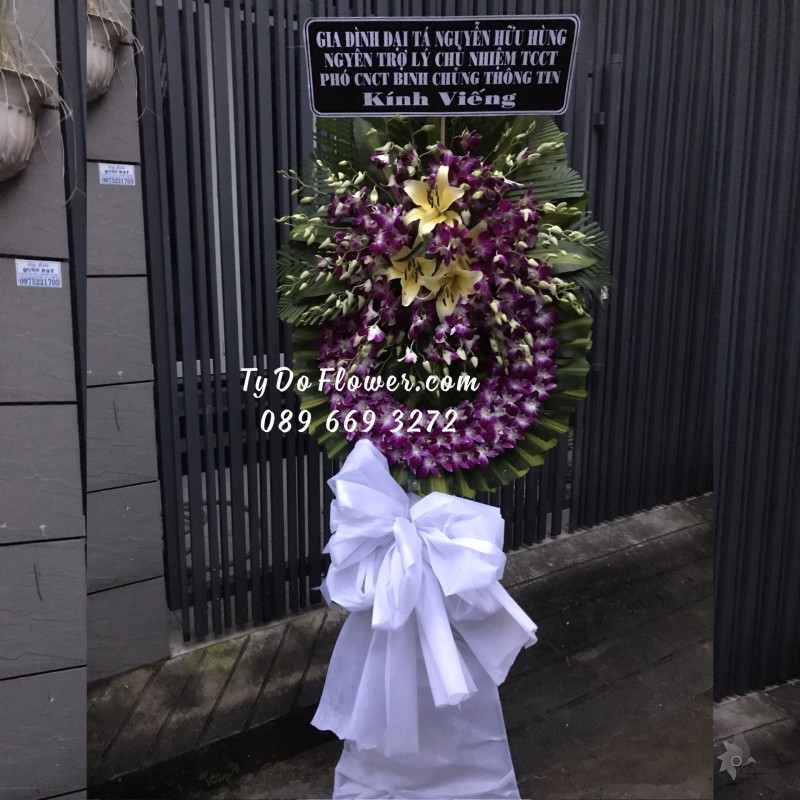 KCB0123242 KỆ HOA TANG LỄ HOA CHIA BUỒN