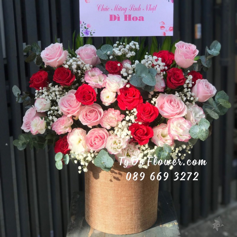 G0123262 GIỎ HOA CHÚC MỪNG SINH NHẬT