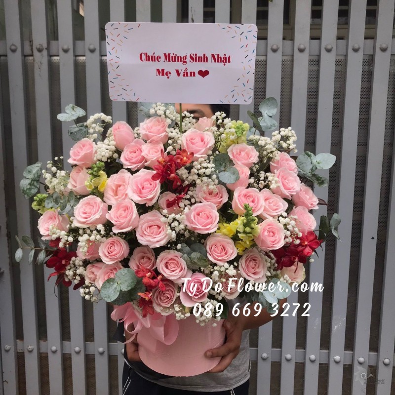 G0123264 GIỎ HOA CHÚC MỪNG SINH NHẬT